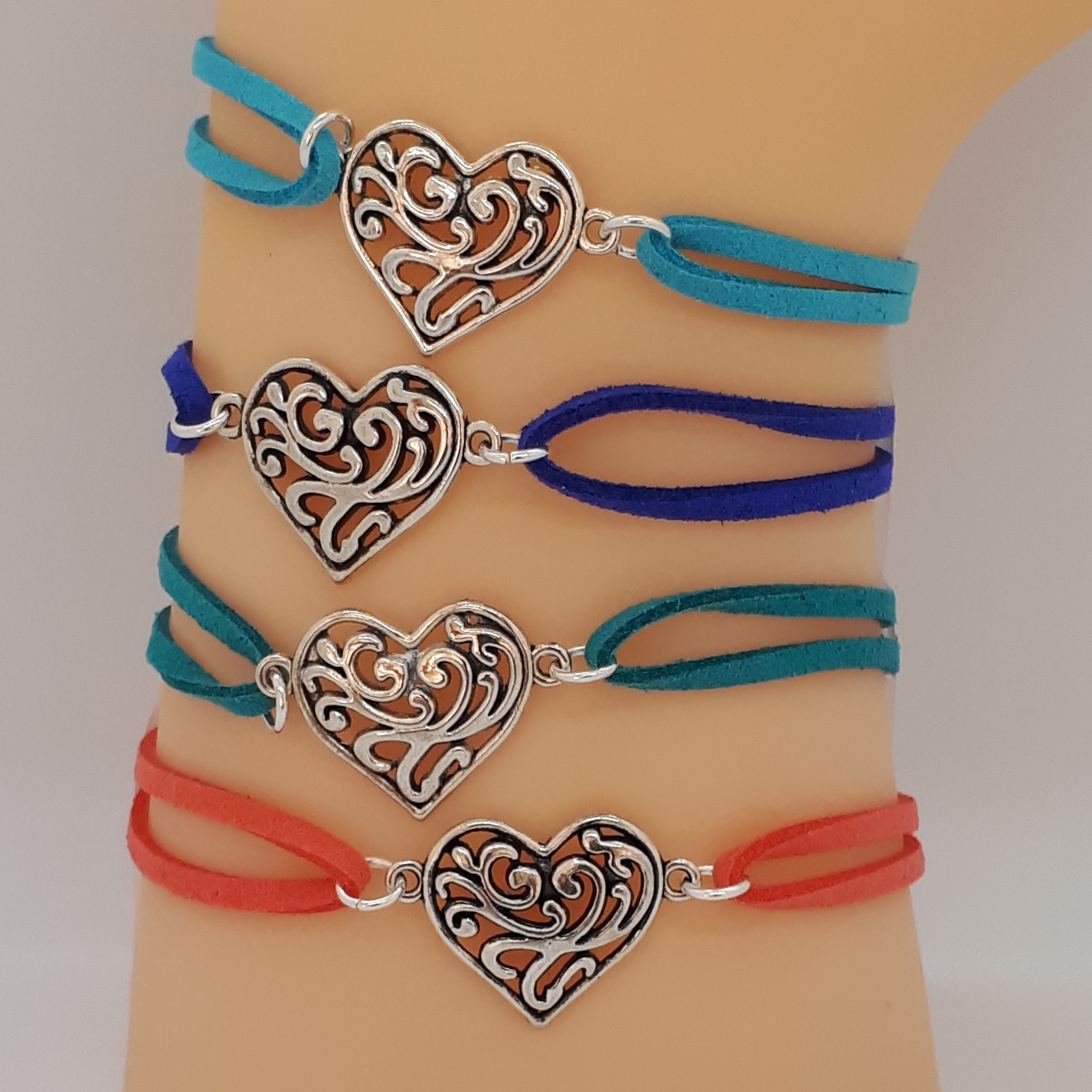 Bracelet-Suede-Cord-Heart(3)-Each-R30 Bracelet-Suede-Cord-Heart(3)-Each-R30