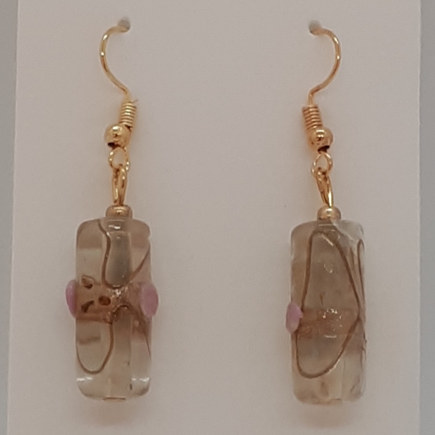 Gold Glass Earring SKU EGO0002R040