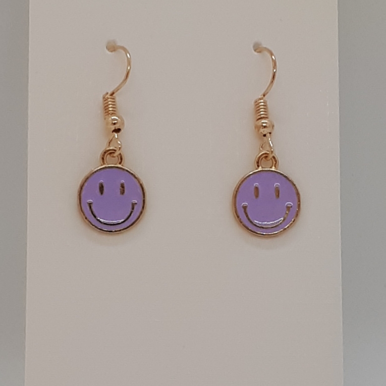 Earing-Gold-Charm-Happy-R30