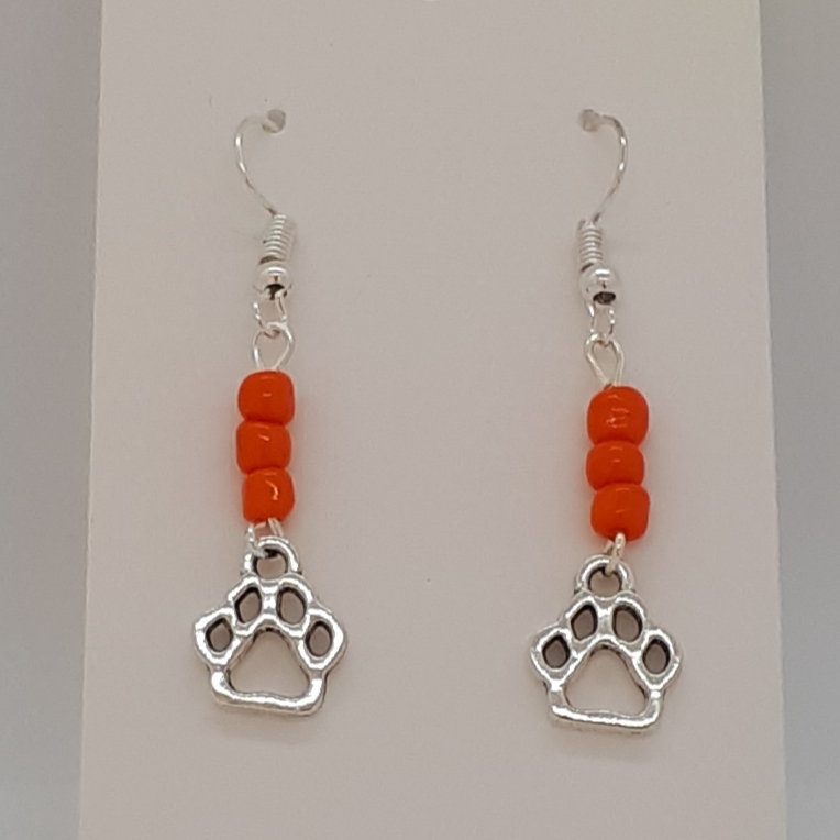 Earrings-Silver-Charm-Paw-R30