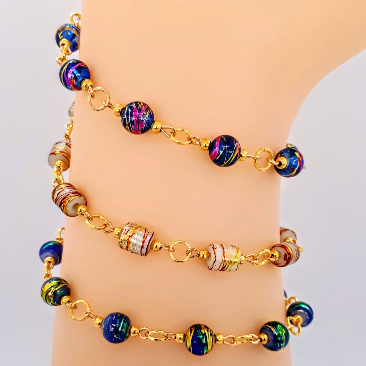 Bracelet-Gold-MetalicBeadCollection