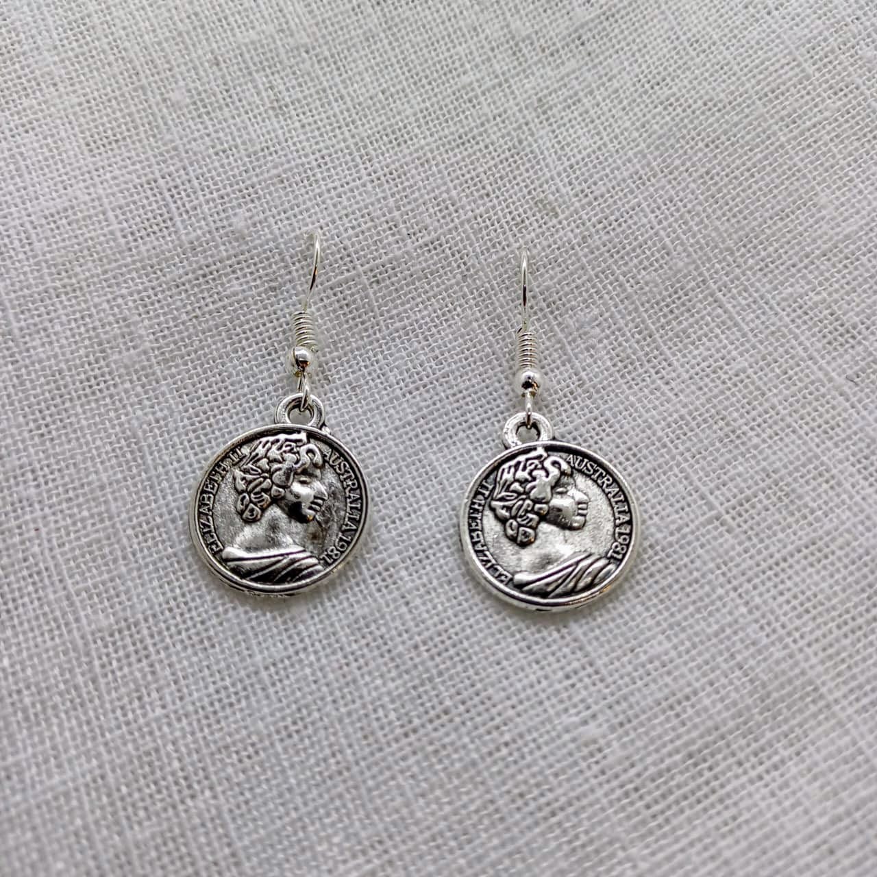 Coin Charm Earrings Coin Charm Earrings