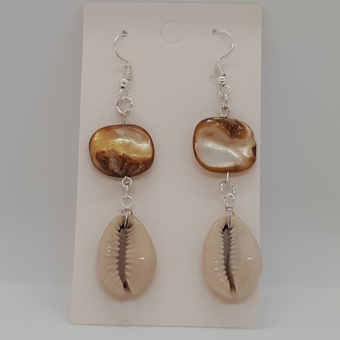 Silver Shell Earrings